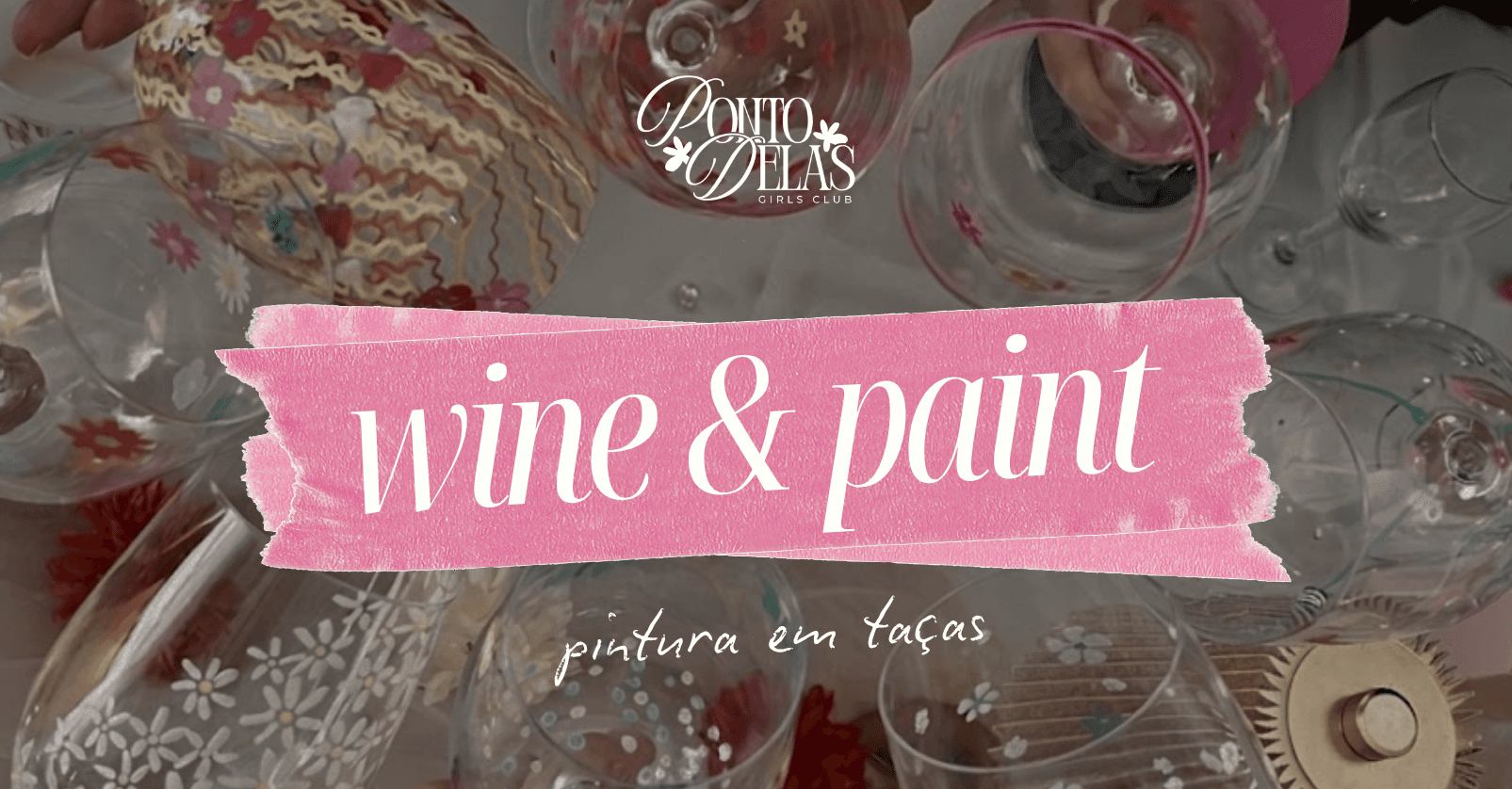Wine & Paint - banner do evento